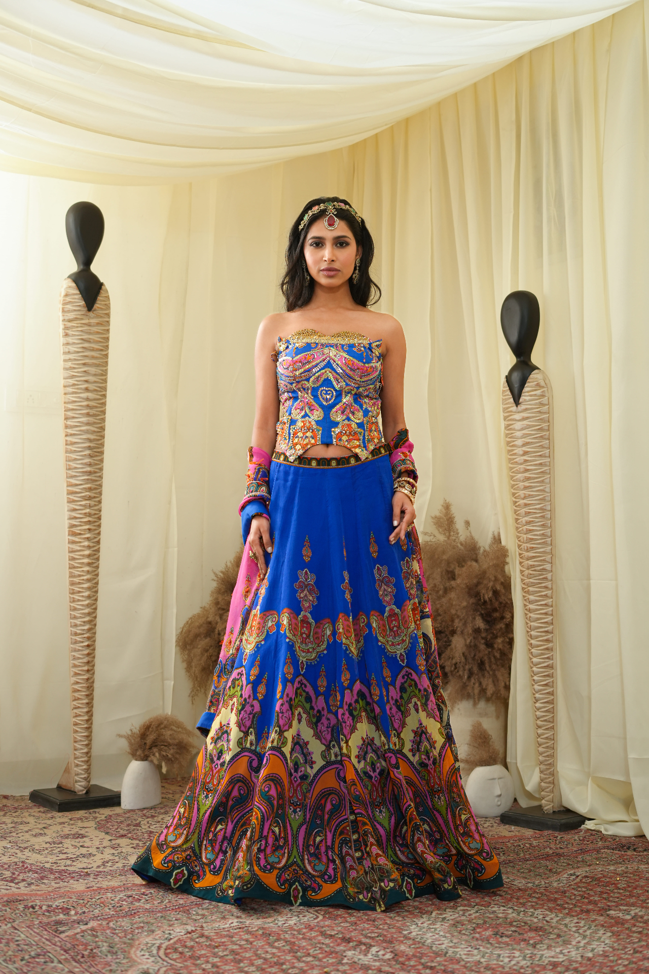 Royal Cobalt Bridal Look