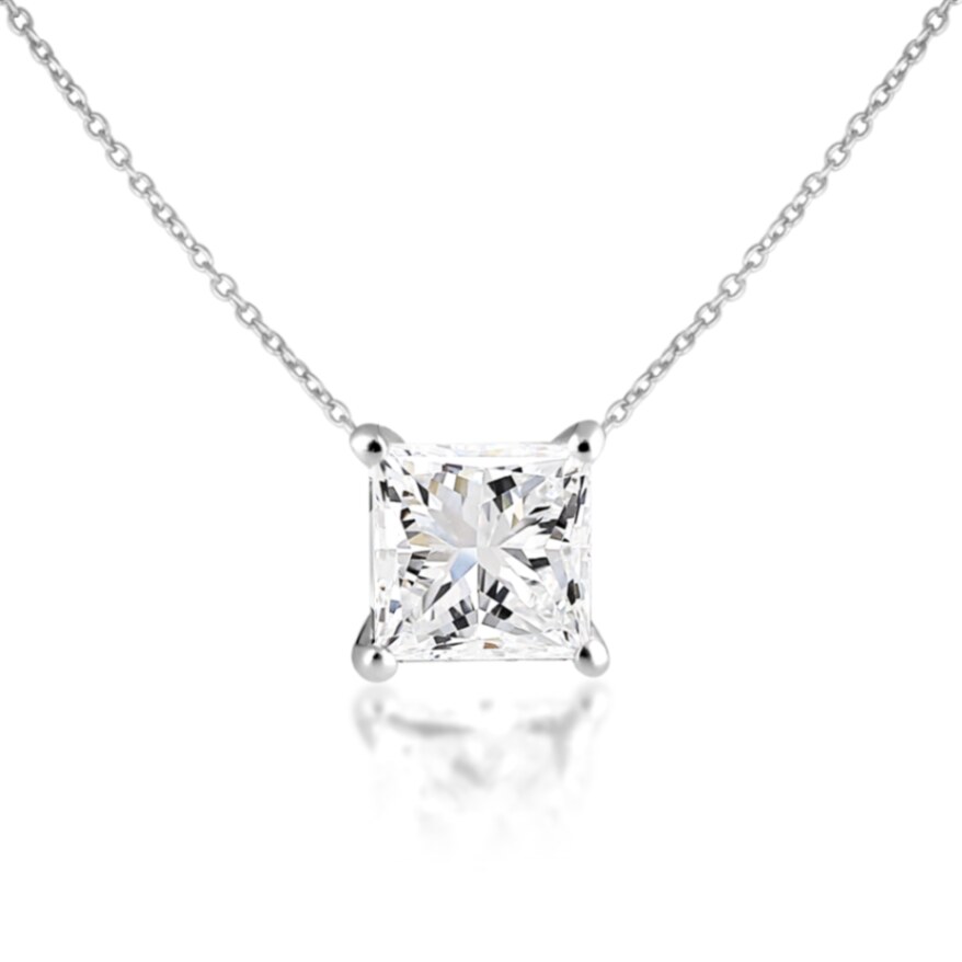 Princess Solitaire Pendant